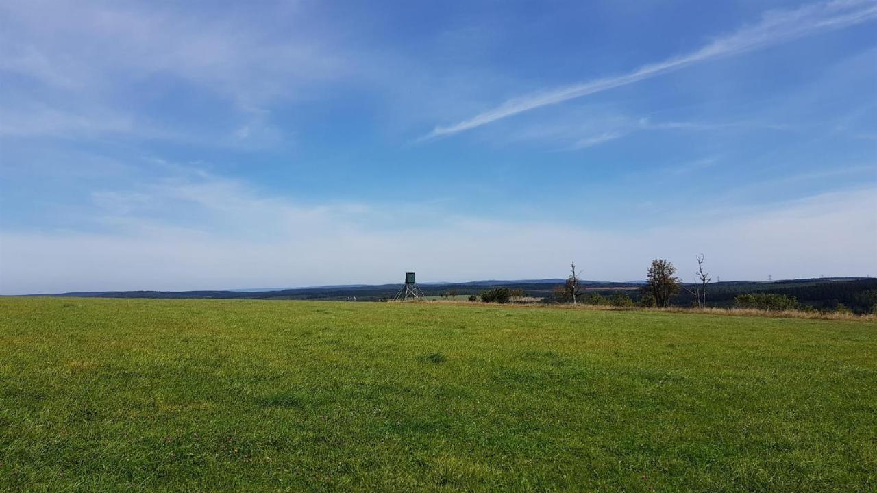 Pension & Gasthof Erbgericht Hoehenlage 850M Marienberg Esterno foto